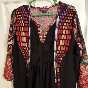 Anthro Ranna Gil 3/4 Slv Blouse